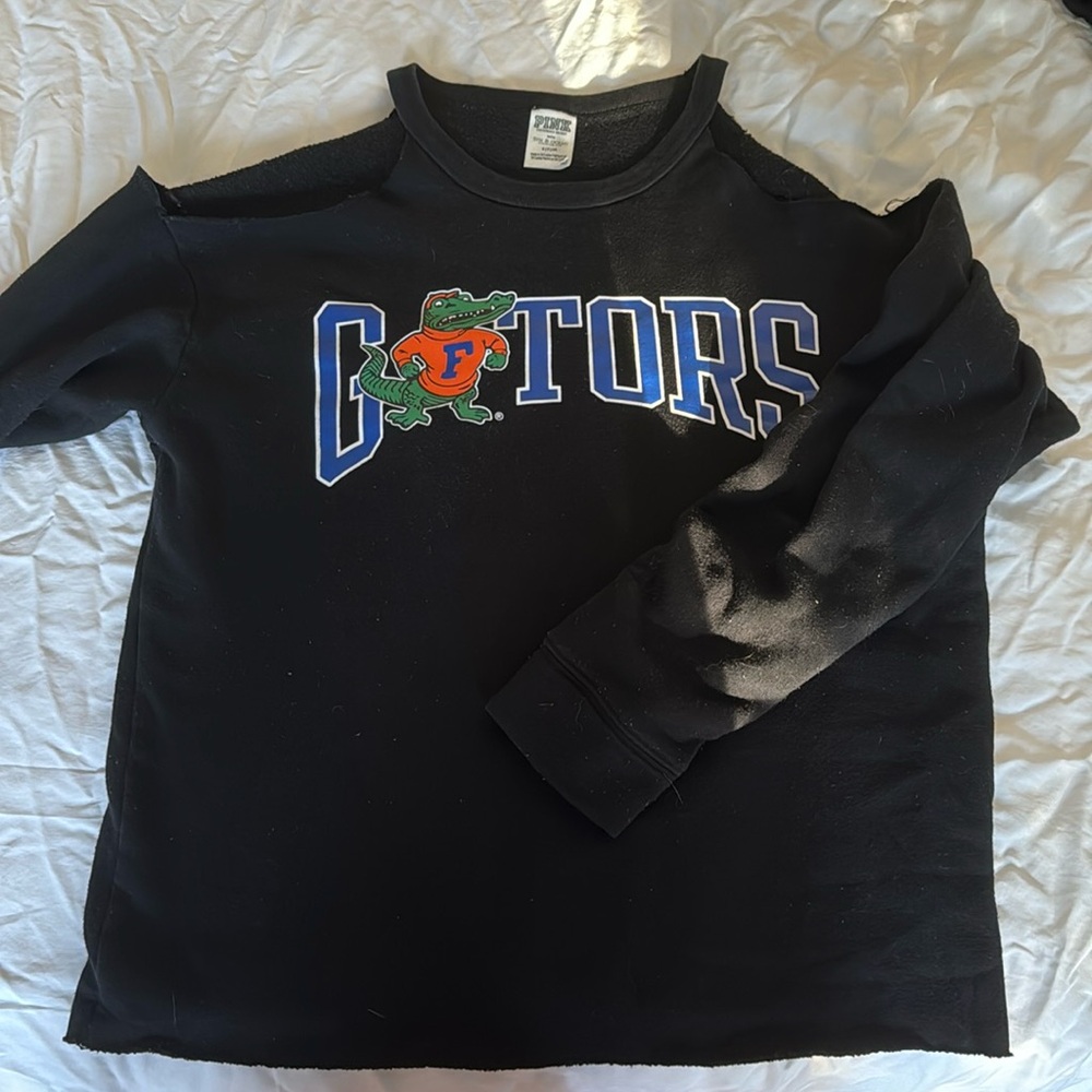 victoria’s secret cold shoulder gators sweatshirt